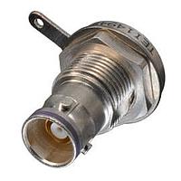 Trompeter / Cinch Connectivity Solutions M49142/04-0104 RF Connectors / Coaxial Connectors TRB BLKD Jack QPL STR Solderpot INSL