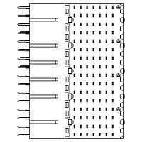 Raychem - TE Connectivity 2286250-1 Headers MULTIGIG RT 2-R. 7RW