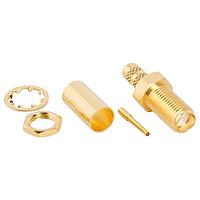 Amphenol RF 132191 Connectors SMA BLKHD CRIMP JACK RG-223/142