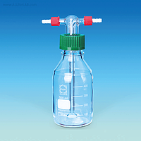 SciLab SL.Bot2085 DURAN glass Gas Absorption/Washing Bottle (GL45Cap, PTFE/Silicone O-ring; w/ filter P1; 250ml)
