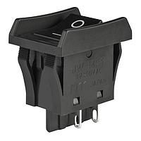 NKK Switches JWM21BA1A-A Rocker Switches DPST ON-NONE-OFF BLK