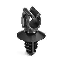 HellermannTyton 151-01713 MOC Clip MOC Clip, 6 mm, with 6.5mm Fir Tree, PA66HIRHSUV, Black, 5000/ctn