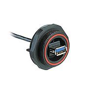 Bulgin PX0849/A3 USB 3.0 As PX0843/A with exposed braid for use with PX0465 screening can