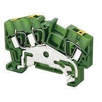 Altech AGT4/3 DIN Rail Terminal Blocks ANGULAR GRND EARTH SPRNG CLMP 42X61.5mm