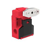 Banner Engineering SI-QS75MRVC Flat Pack Safety Interlock Switches Flat Pack Switch: Vertical Radius; Actuator Position: Front Top or Back; Contact Configuration: 1 NC; Dimensions: 75 x 52 x 33 mm; Plastic Housing