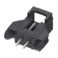 Molex 171972-0002 Shrouded SL Hdr Sngl Row Vert Shrd TH Pegs 2 CKT