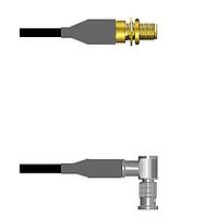Amphenol Custom Cable Q-3000U000D084i RF Cable Assemblies SMA-SJB/HDBNC-RP LMR19 84I