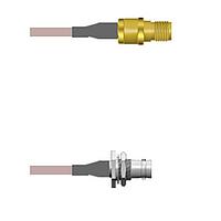 Amphenol Custom Cable Q-2T0010001084i RF Cable Assemblies SMA-SJ/BNC-SJB G178 84I