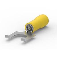 AMP Connectors - TE Connectivity 51874-1 Flanged Spade NYL-FORK 26-22 YEL #6