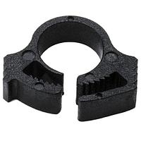 HellermannTyton SNP1GHS0M4 Conduit Clips Snapper Hose Clamp, 0.24 - 0.26" Bundle Diameter, PA66GF13, Black, 1000/pkg