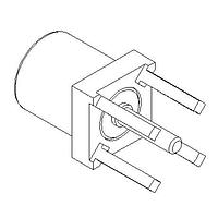 Radiall R110426000 PCB Receptacles MMCX / STRAIGHT JACK RECEPTACLE FOR PCB SOLDER LEGS