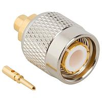 Amphenol RF 122386 Connectors TNC STRAIGHT SOLDER PLUG .141 SEMI RIGID