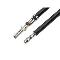 Molex 214761-1101 Discrete Wire Cable Assemblies MicroFit 3.0 75mm F-S 22AWG Leads BK