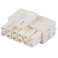 Molex 206461-0801 Receptacle Housing Micro-Fit+ Versa Color Rec Housing Dual Row 8 Ckts GloWire Nat