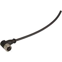 HARTING 21348700484030 Sensor Cables / Actuator Cables M12 A-code Single Ended Overmolded Cable Assembly, 4pin, angled female, PVC Gray, 3.0m