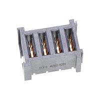 Molex 46562-9204 PCB Receptacles 4 DC Power Circuits Press Fit Tail Vert