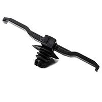 HellermannTyton 150-08110 Cable Mounts Bundling Clip with Arrowhead, 2.1" Long, 0.02 - 0.05" Panel Thickness, PA66HS, Black, 500/pkg