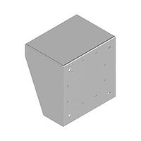 Banner Engineering SMBWSQ120 Sensor Hardware Bracket Shroud Q120; 16 Gauge 304 SS; Hardware Packet 5 x M4 x 0.7 x 12 PPHMS-SS 5 x M4 ITLW-SS