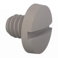 Essentra Components 010832B018 Machine Screw Binder Slotted Screw, #8-32 Thread, 3/16 in Lg