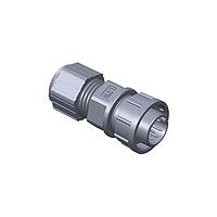 Amphenol LTW CD-08BFMA-LL7001 Standard Circular Connector Ceres, Middle Size, Plastic, 5A, 08 pins, Female Connector, Male Contact, Straight, 2 Points Lock, Solder, Field Installable, F4.0 - F9.6mm, IP67
