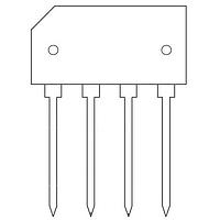 Micro Commercial Components (MCC) GBL410-BPC01 Single Phase Bridge 4A 1000Vr 700Vrms 1000V 150A 1.0V