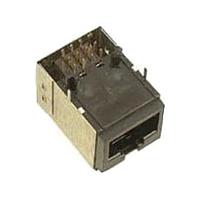 Amphenol FCI 74355-1041LF Latch and Lock 2X4 PCB SHLD RECPT LO PRO RA KEY 1