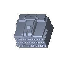 AMP Connectors - TE Connectivity 1718091-1 Connector Housing AMP MCP 2.8 JPT HSG 17 POS ASSY