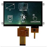 Riverdi SM-7.0A800480TFWC00 TFT LCD Displays 7.0", RGB, frame, CTP,air bond