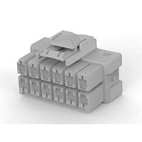 AMP Connectors - TE Connectivity 5-1971776-6 Wire Housings 2x6 plug housing lgr Key A