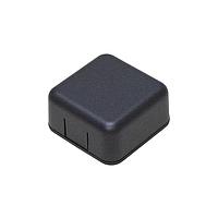 Hammond Manufacturing 1551SNAP1BK PCB Enclosure ABS Plastic Miniature Enclosures, Unvented - 1.57 x 1.57 x 0.79", Black
