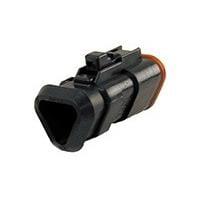 DEUTSCH - TE Connectivity DT06-3S-EP11 3-Way 3 WAY PLUG SEAL RET W/ SHRINK BOOT CAP