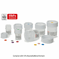 Simport SP.M961.60 Specimen Container HistoTainer II Prefilled, 60ml, White