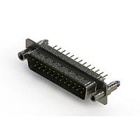 EDAC 627-M25-320-GT6 D-Sub Connectors - Standard Density Vertical Machined D-Sub Connectors