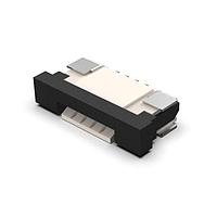 GCT (Global Connector Technology) FFC3B07-04-T Board Mount 04W, 1.0mm FFC Conn, R/A,Bot Cont, Slide, H2.5mm,SMT,Tin,T&R