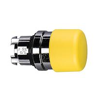SCHNEIDER ZB4BC54 Head MOMENTARY MUSHROOM 30MM YELLOW