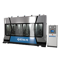 Revalve S-3-250/60-5 Multi-station test bench for shut off & control valves