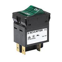 Schurter TA35-C384H050C0-CZM24 Thermal 5A TWO PLOE BREAKER RAISED COLLOR NO CVR
