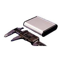 Hammond Manufacturing 1455B802 PC Board 3.2x2.9x.75"Extruded wPlasticEnds Clear