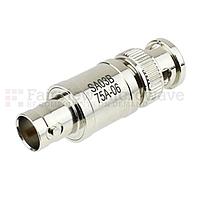 Fairview  SA03B75A-06  6 dB Attenuator 75 Ohm BNC Male To 75 Ohm BNC Female To 3 GHz Rated To 2 Watts