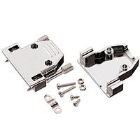 Wurth Elektronik 61801525311 Two Piece Backshell WR-DSUB Plastic Hood Top Entry 4-40 Screw