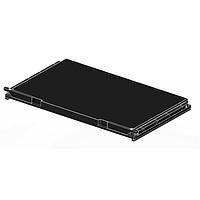 Wakefield Thermal VME-HF-6U Conduction Cool Heat Frame Kit, 6U VME, Frame/2 Wedgelock/2 Ejector/Thermal Bracket/Hardware