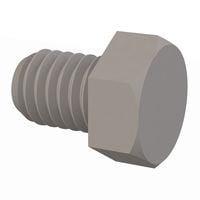 Essentra Components 0337516050 Cap Screw Unslotted Hex Bolt, 3/8-16 Thread, 1/2 Lg