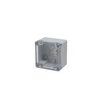 Bud Industries PN-1331-C Electrical Enclosures IP65 NEMA 4X Box with Clear Cover (3.2 X 3.2 X 2.2 In)