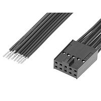 Molex 219659-1103 Rectangular Cable Assemblies Female-Pigtail (OTS) Cbl Assy Dual Row 300mm Tin Plating 10 Ckt Blk