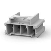 AMP Connectors - TE Connectivity 1-1969688-4 Shrouded 1 X 4 PCB Header PC Board Mount