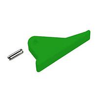 BIVAR CP-66 GN Card Ejectors PCB Card Ejector, 0.062 in. PCB Width, 1.25 in. Straight Lever, Nylon, Green