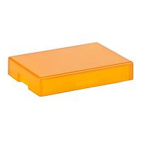 NKK Switches AT4117D Button RECT AMBER LENS FOR UB ILLUMINATED