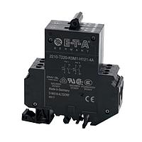 E-T-A Circuit Breakers 2210-T210-K0M1-H121-20A Thermal-Magnetic 1077, 1P, DM, 277VAC/65VDC,M1, 1NO AUX, 20A