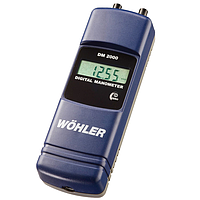 Wöhler DM 2000 Digital Manometer (±2 bar / ±2.000 hPa; -20~99 °C;with 1.5 m hose in mbar)