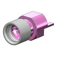 HUBER+SUHNER 91_SMPSL-50-0-F1SP RF Connectors / Coaxial Connectors Edge mount plug (male)? SMP Self Lock, Space Version